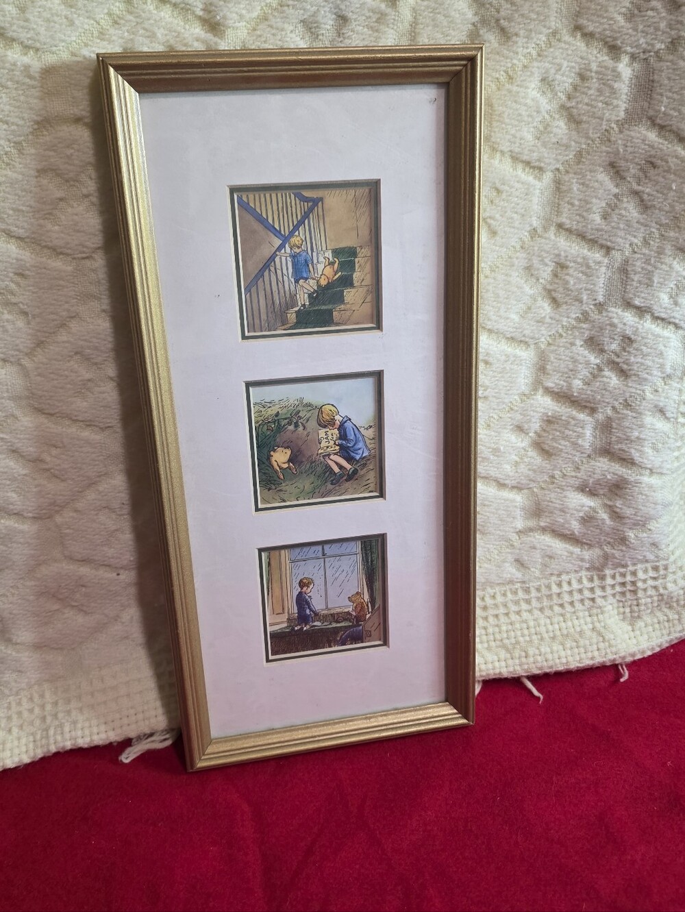 Classic Pooh Triple-Matted Mini Print Series